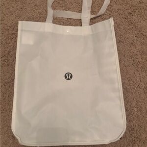 Lululemon White Reusable Tote Bag